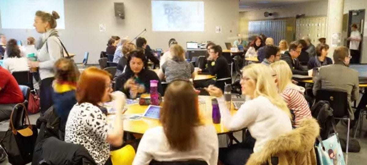 Le premier EdCamp St-Jérôme a regroupé 75 profs, directeurs d'écoles et conseillers pédagogiques à l'Académie Lafontaine, le