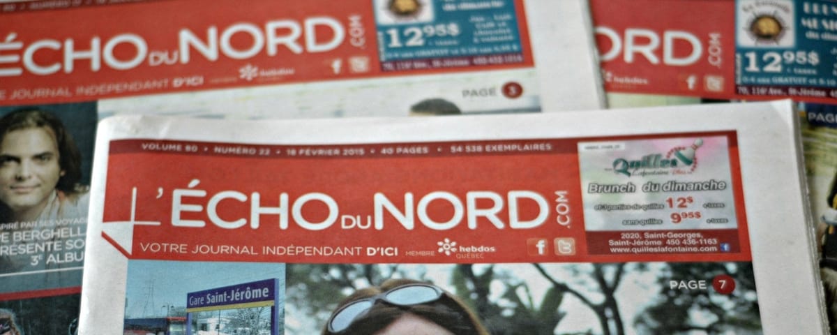 Le numéro du 24 février 2015 de L'Écho du Nord sera le dernier.