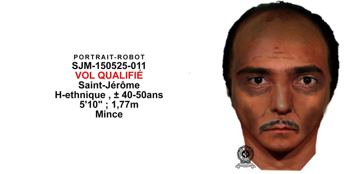 On cherche cet homme qui s'en est pris à une chauffeure de taxi, le 25 mai à Saint-Jérôme.