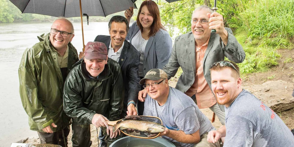 Deux mille touristes plongent dans la rivière du Nord