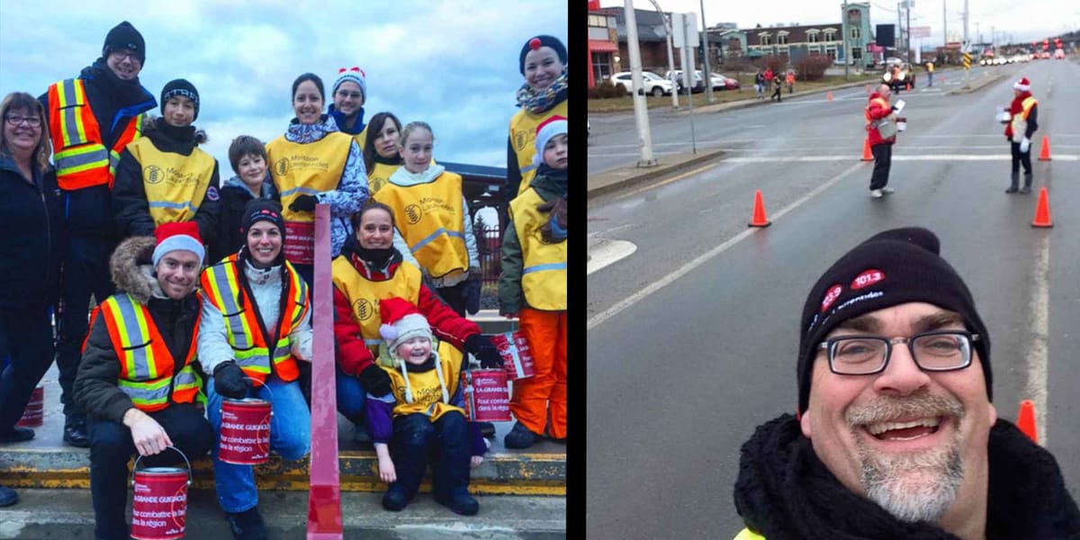 Pour la Grande guignolée des médias dans les Laurentides, c'est surtout les gens de CIME qui ont été visibles sur les réseaux
