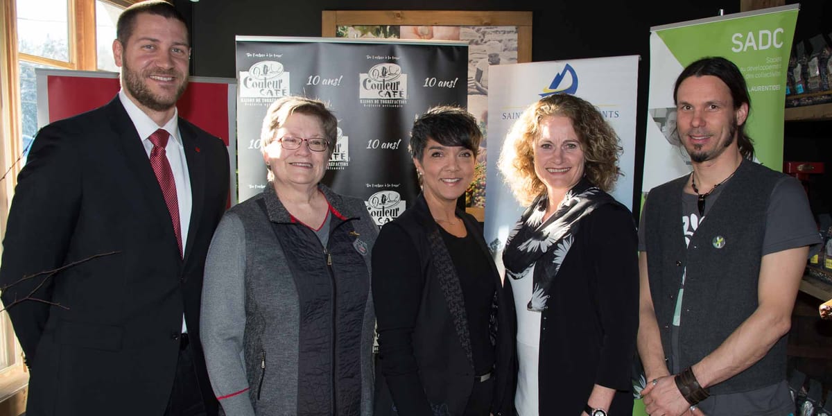 C'est au tout nouveau local de Couleur Café qu'a eu lieu le lancement de la 18ième édition du Défi OSEntreprendre organisé pa