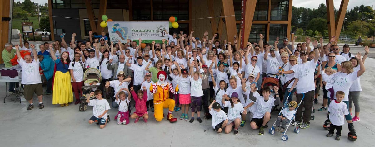 25 000 fois merci de la part de la Fondation Maude Gauthier