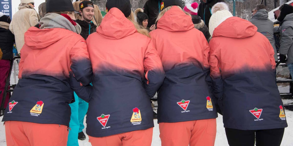 Canadian Tire et Saint-Hubert, deux commerçants de la région unis à l'occasion du 24 heures de Tremblant, le 10 décembre 2016