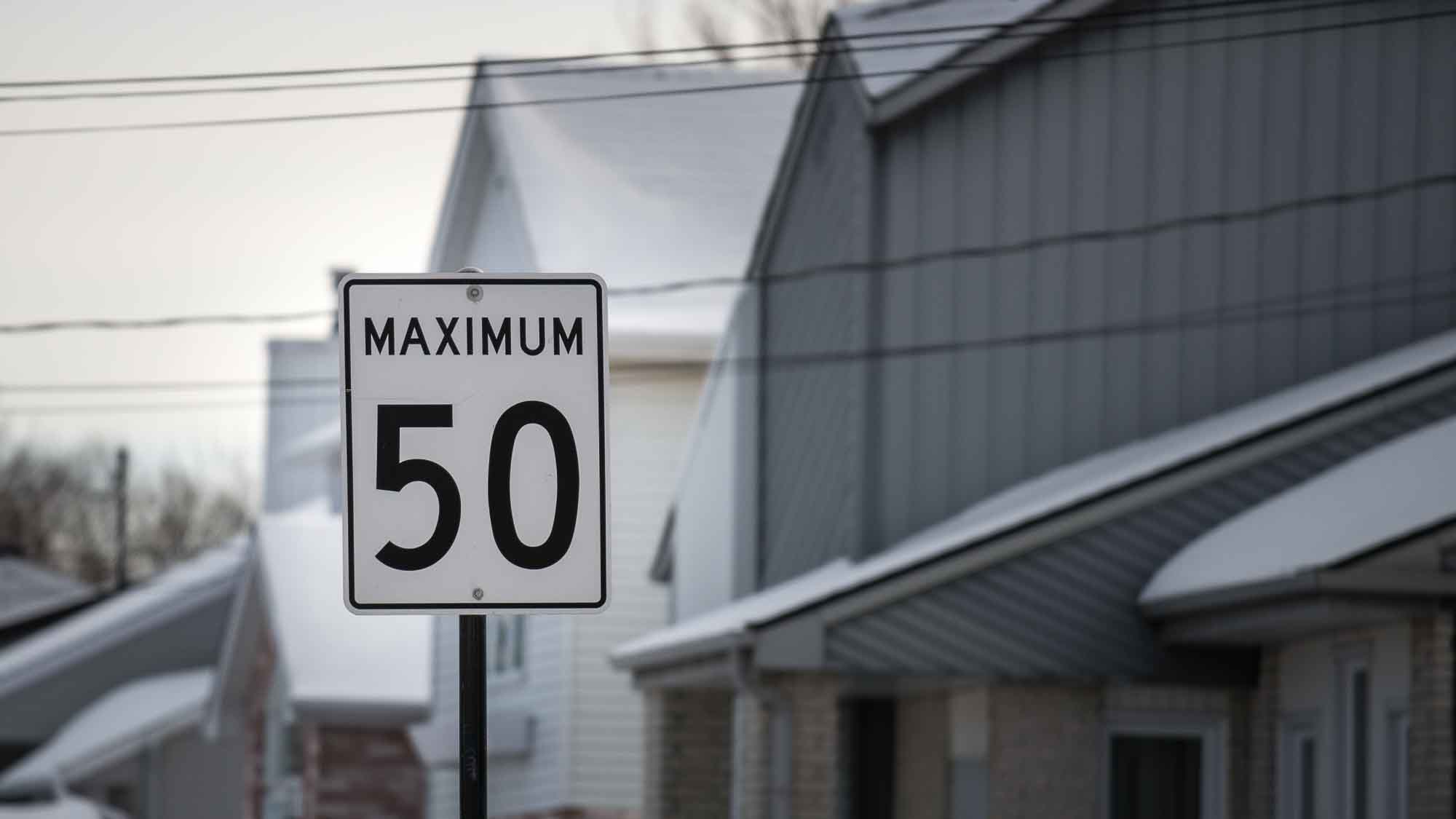 Le maximum passe de 50 à 40 km/h