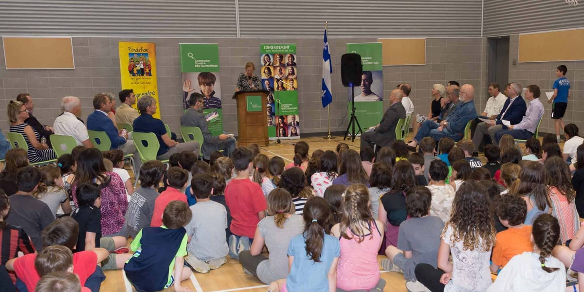 Fin officielle des travaux à l'École Saint-Joseph