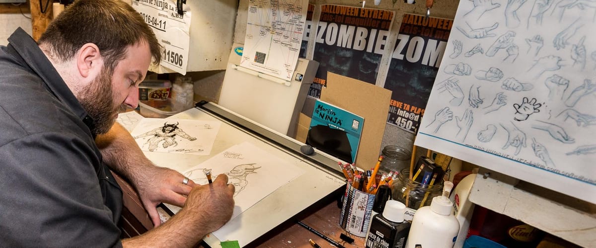 Martin le Ninja, le rêve de David Therrien