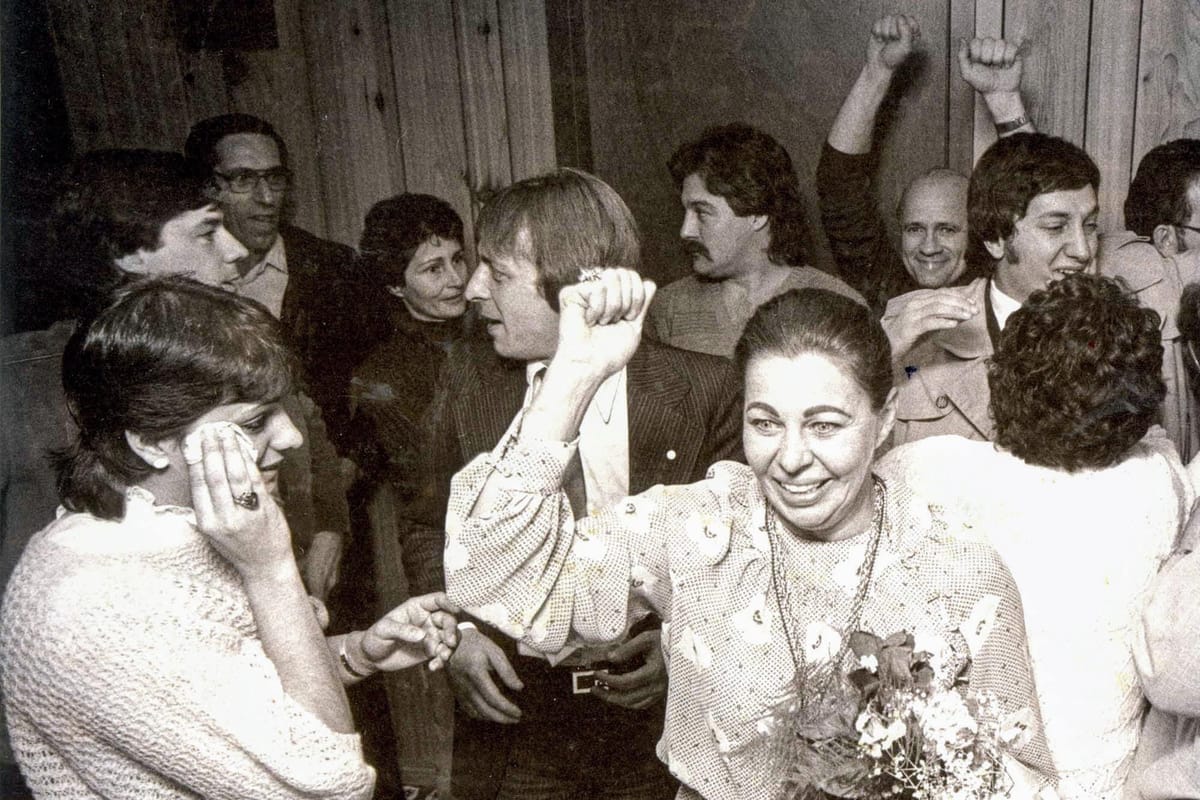 Huguette Blondin Taylor avait été le 2 novembre 1981 à la mairie de Saint-Hippolyte, devant le maire sortant Roger Cabana.