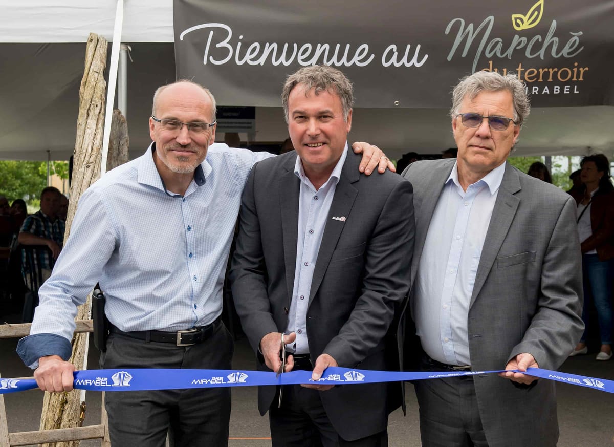 Marché public à Mirabel tous les dimanches jusqu'au 16 octobre