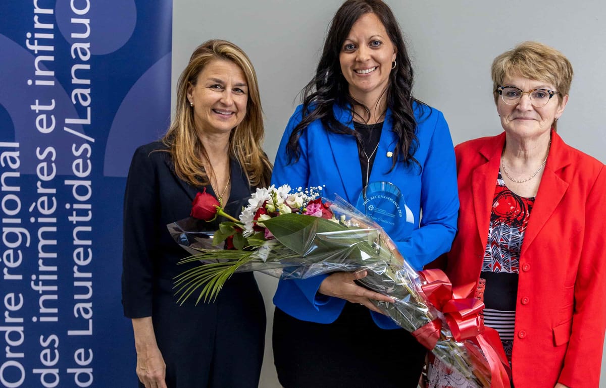 Une étudiante en sciences infirmières de l'UQO reçoit un prix de reconnaissance