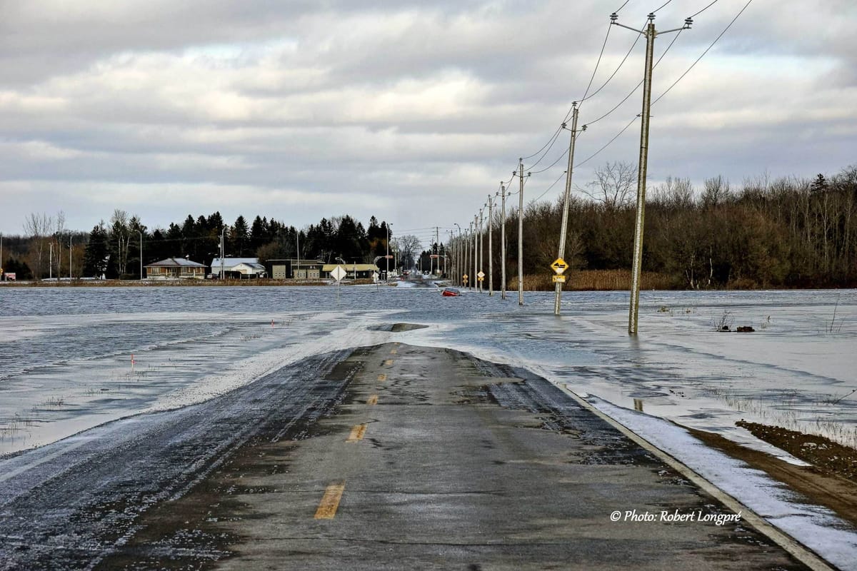 Le printemps du 26 décembre sur le rang Sainte-Marguerite