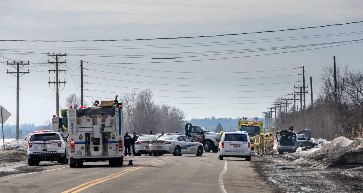 La route 158 fermée deux heures après un accident
