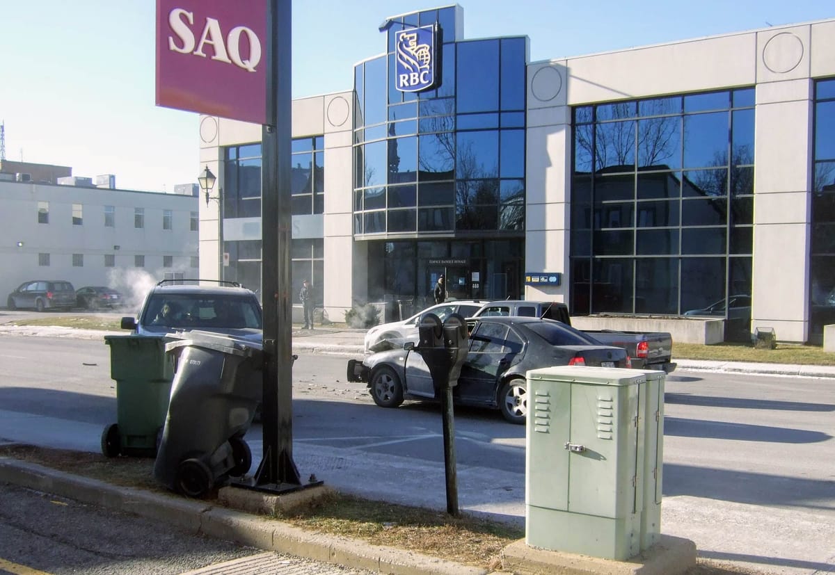 Accident sur la rue Labelle
