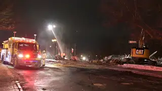 Un feu mène à la démolition de trois édifices au centre-ville de Saint-Jérôme, dont une maison presque bicentenaire