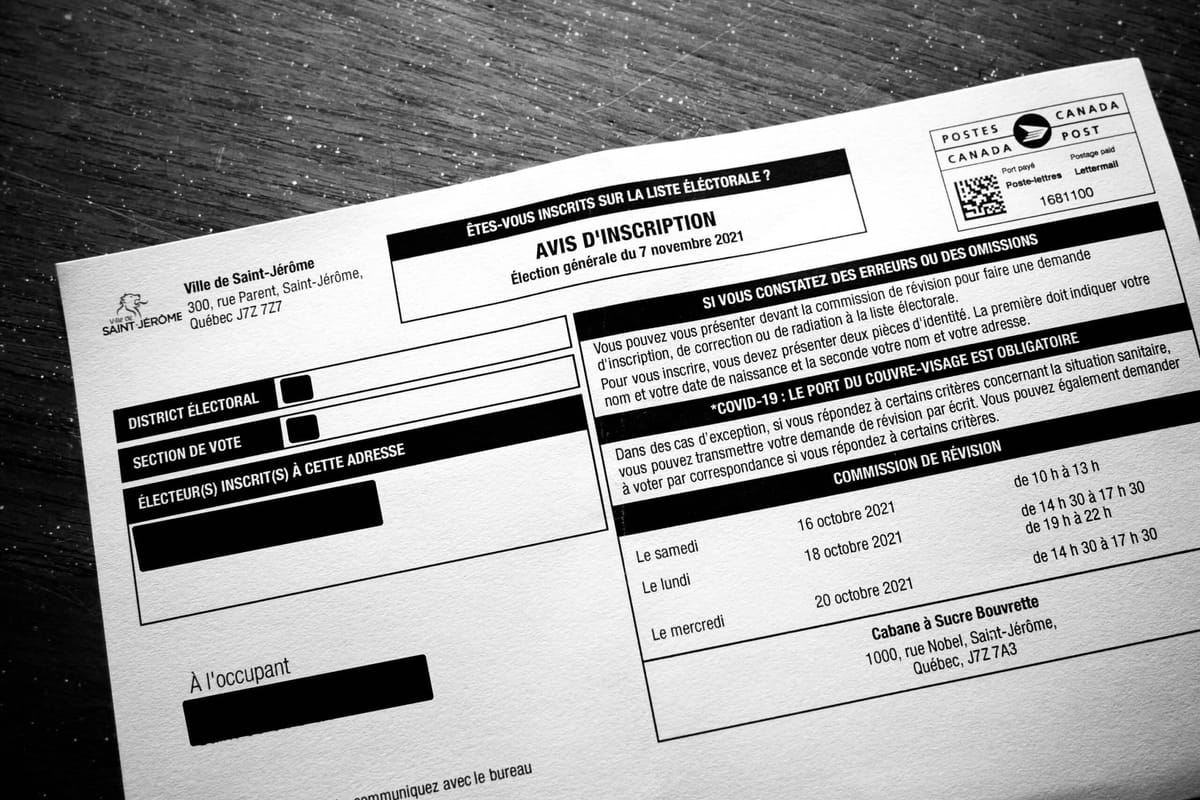 Plus de 100 postes à combler pour les élections du 7 novembre à Saint-Jérôme