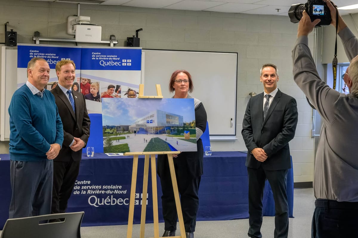 Nouvelle école secondaire de 1256 places pour la rentrée 2023 à Saint-Jérôme