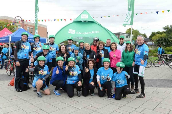 L'équipe des Caisses Desjardins de la région.