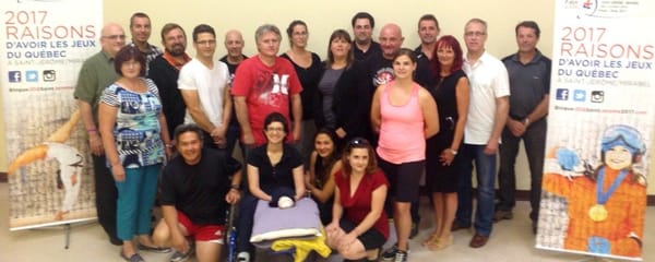 Les vingt répondants qui superviseront les bénévoles et veilleront au bon déroulement des compétitions sportives, dans un peu