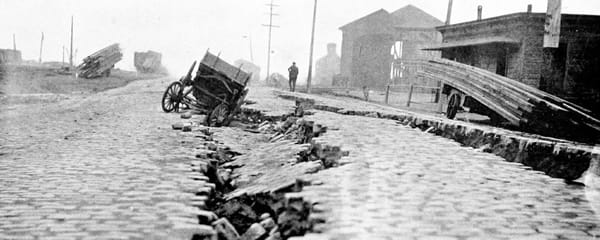 Le séisme du 29 octobre n'a rien à voir avec celui de San Francisco en 1906, qui était d'une magnitude de 8. Photo via Intern