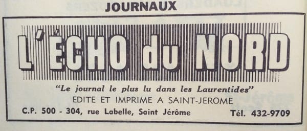 Décès de Marc Fortin, l'esprit de L'Écho du Nord