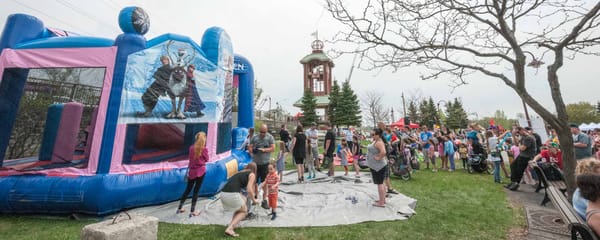 À l'effigie de princesses ou d'autres créatures, un jeu gonflable est toujours un succès.