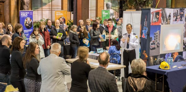 On a compté plus de 1000 visiteurs à la 7e édition de l'Expo-Carrières, le 17 novembre à l'École secondaire des-Studios, à Sa