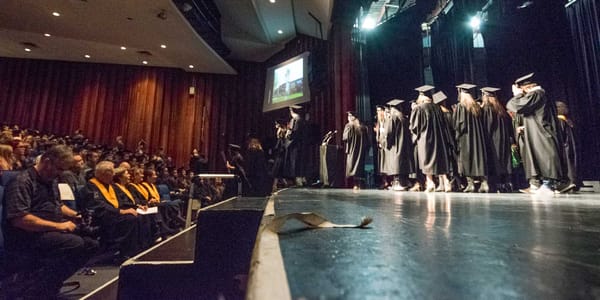 La salle André-Prévost, lors d'une remise de diplômes le 18 octobre 2015, une activité initiée il y a quelques années par Mar