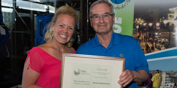 Michel Gareau, 3e personnalité de l'année à Sainte-Agathe