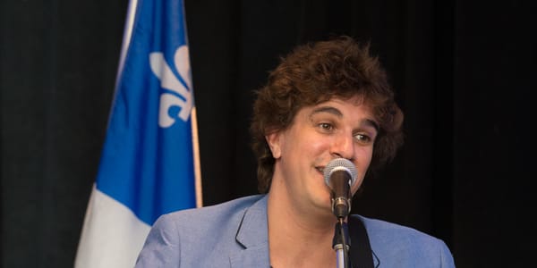 Jérôme Charlebois était présent pour inviter les gens de Saint-Jérôme et des Laurentides au spectacle du 23 juin, qu'il donne
