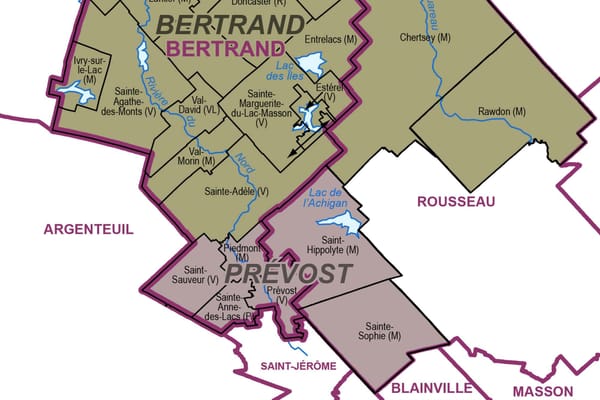 Retour de la circonscription de Prévost en 2018
