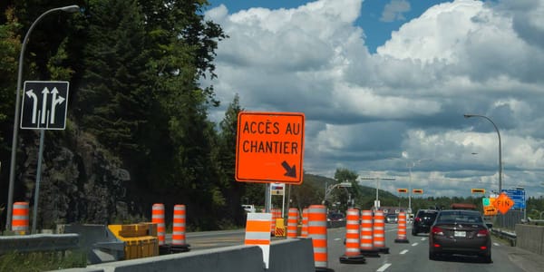 Vous ennuierez-vous des cônes orange à l'entrée de Sainte-Adèle?