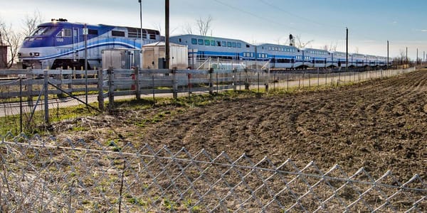Un arrêt à Saint-Janvier pour le train de Saint-Jérôme en 2019