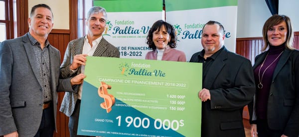 Près de 2 M$ déjà accumulés pour la campagne de Pallia-Vie