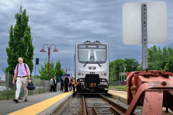 Exo a dévoilé son nouveau train à Saint-Jérôme