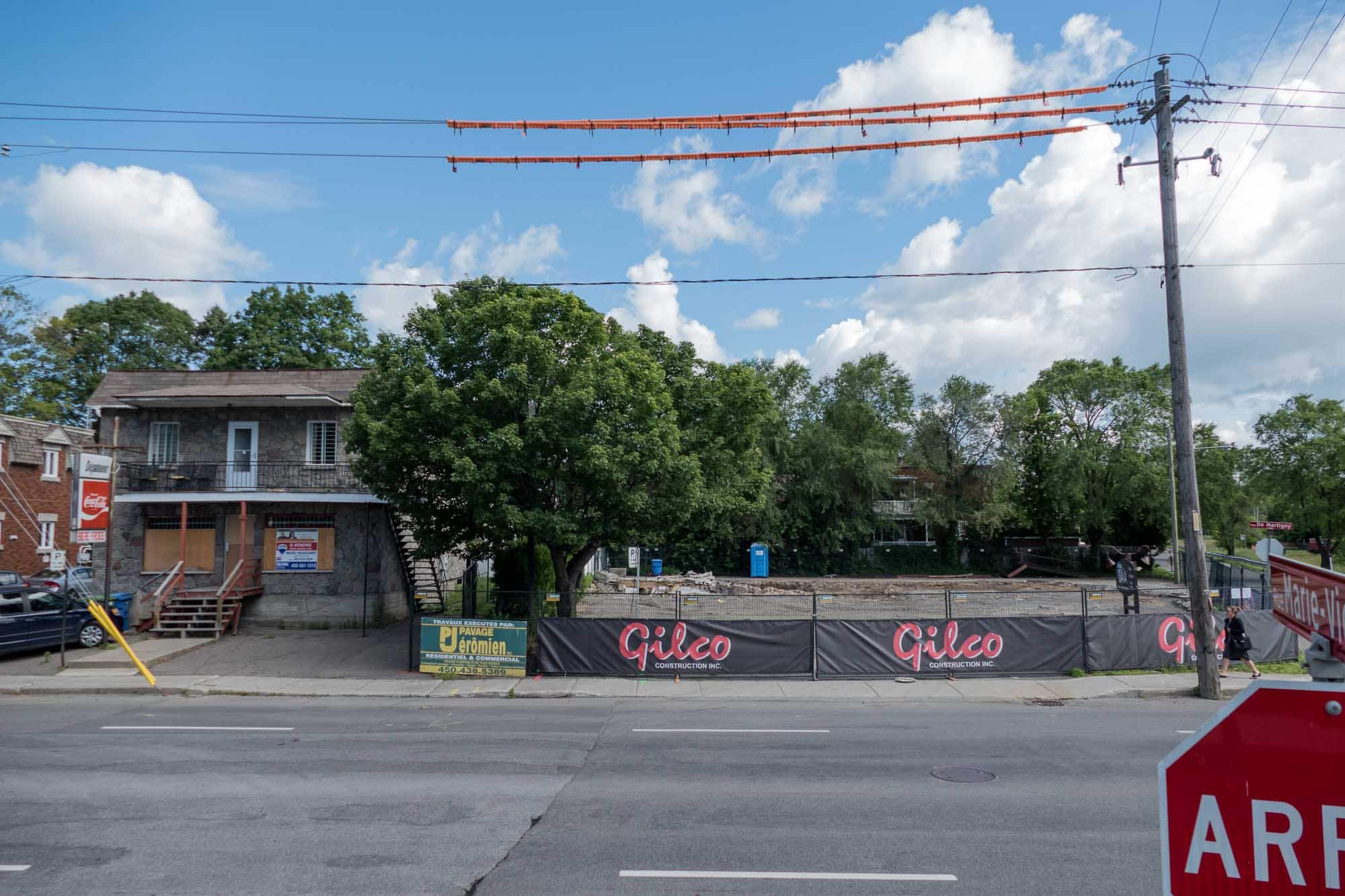 Fin juin, l'édifice était démoli.