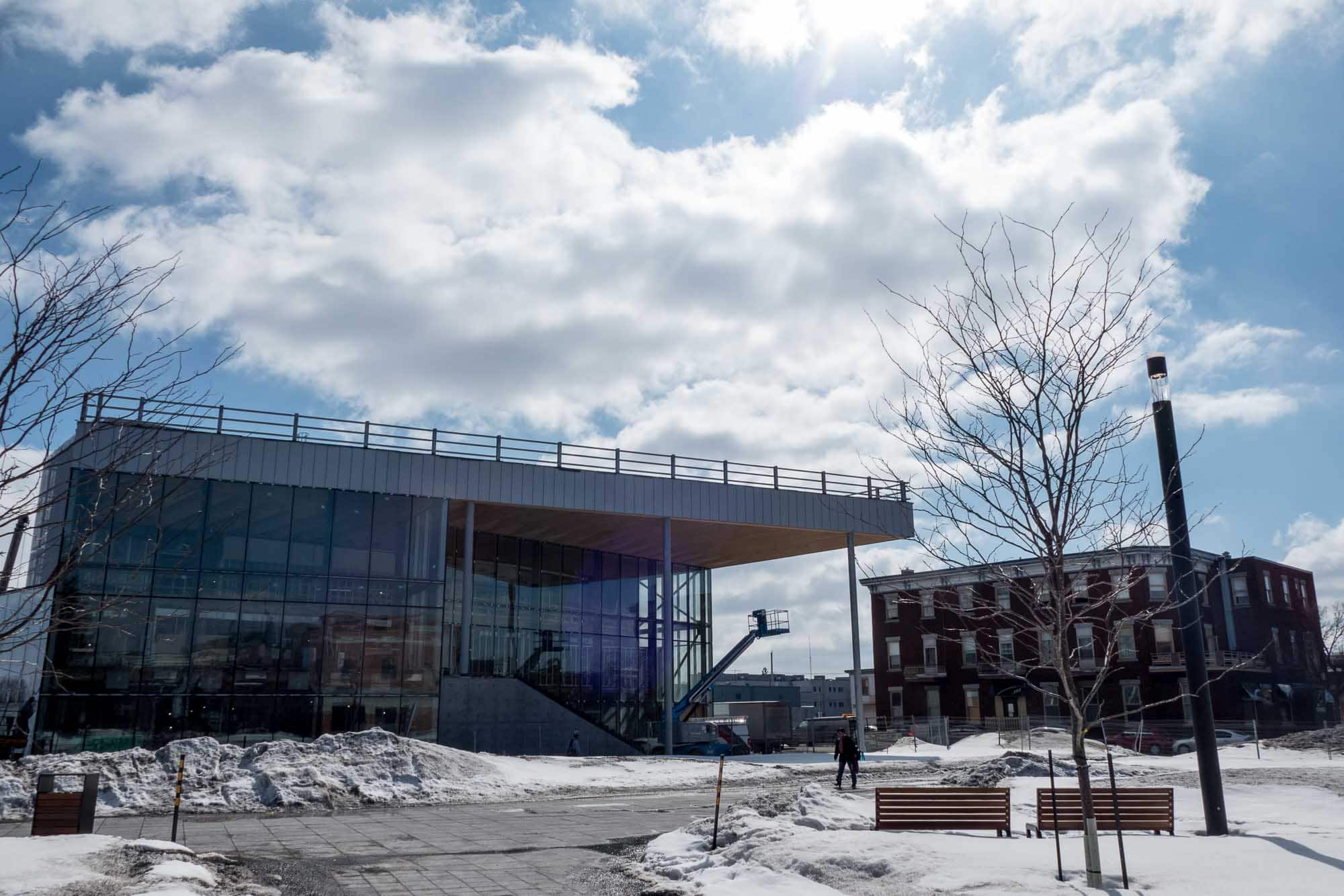 Le Théâtre Gilles-Vigneault, le 21 mars 2017 au centre-ville de Saint-Jérôme.