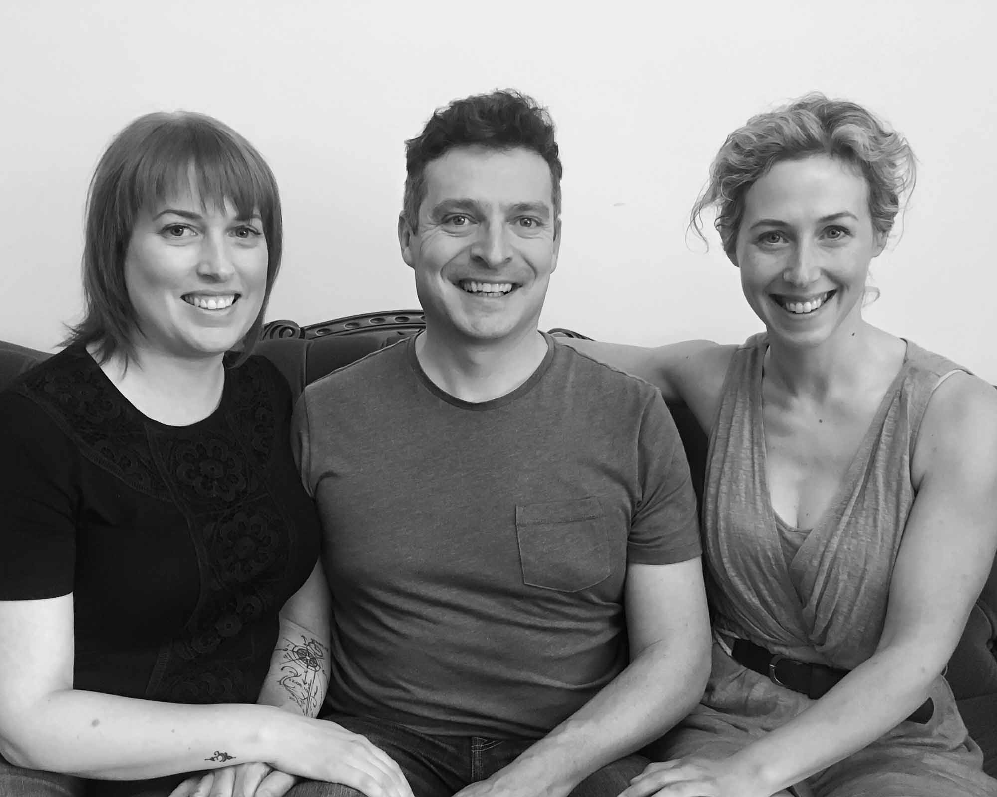 L'équipe derrière Espace T, qui doit ouvrir en septembre à Saint-Jérôme: Véronik Lacombe, Éric Rémillard et Yolaine Lafrance.