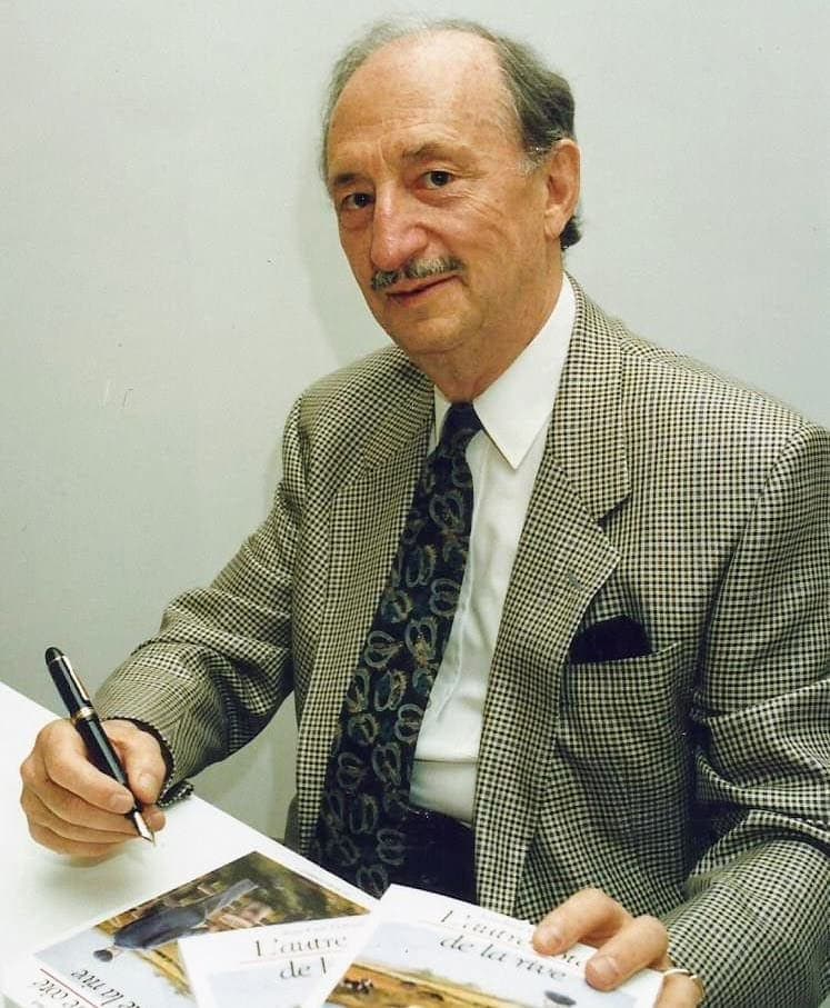 Le docteur Jean-Paul Thibault, lors du lancement de son ouvrage L’autre côté de la rive, en 1991. (Photo Société d’histoire de la Rivière du Nord – Fonds L’Écho du Nord)