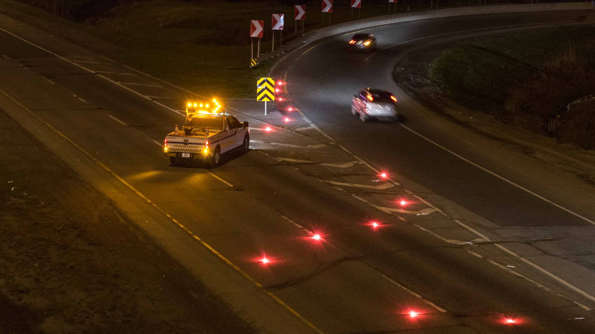 Le raccordement entre la 117 Sud et la 15 Sud a aussi été bloqué durant toute l'intervention des secours.
