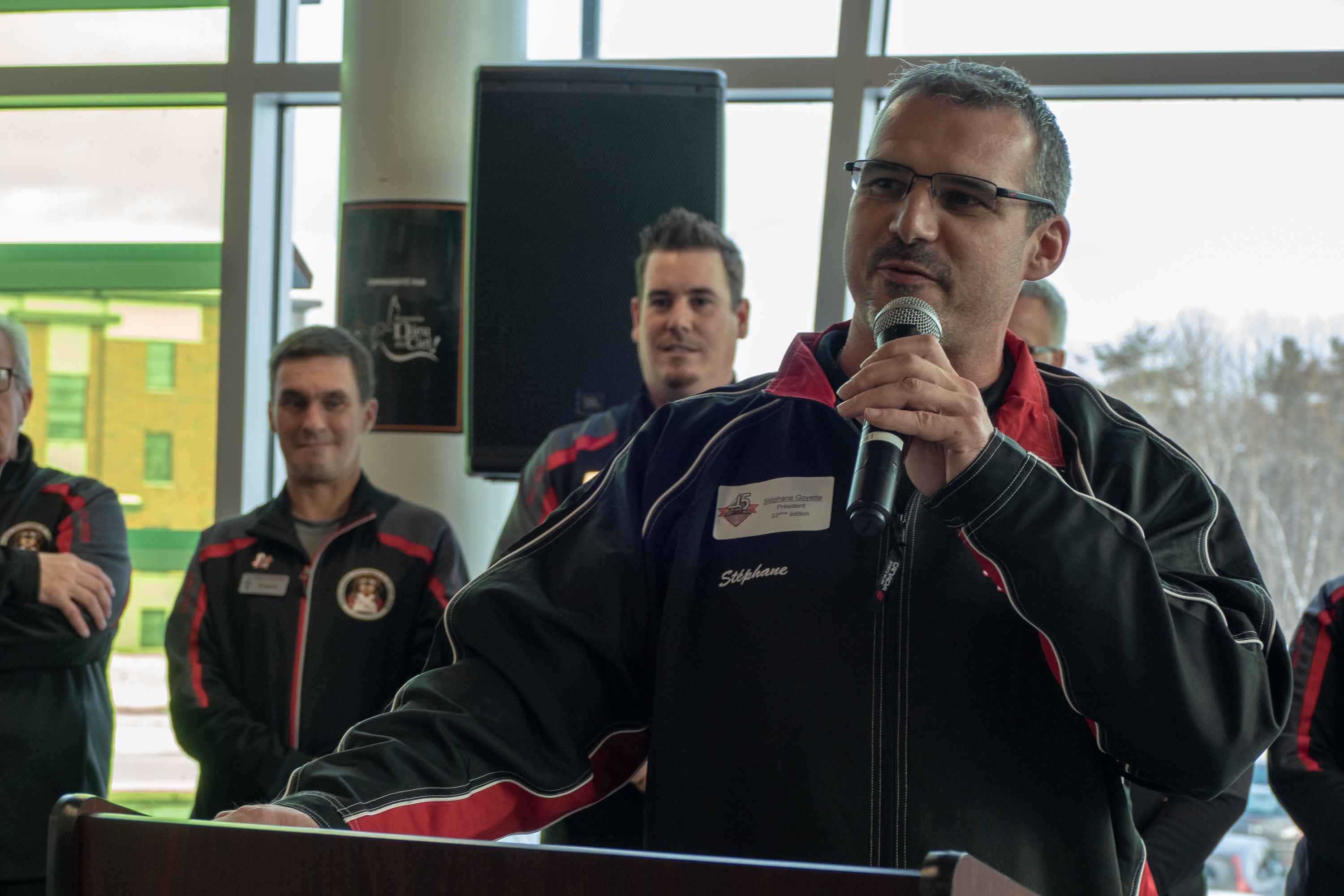Stéphane Goyette, président du tournoi en 2006.